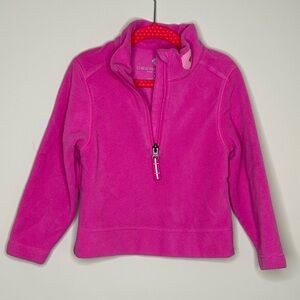 Obermeyer Kids hot pink fleece and matching hat. Size S (fits like 3T)